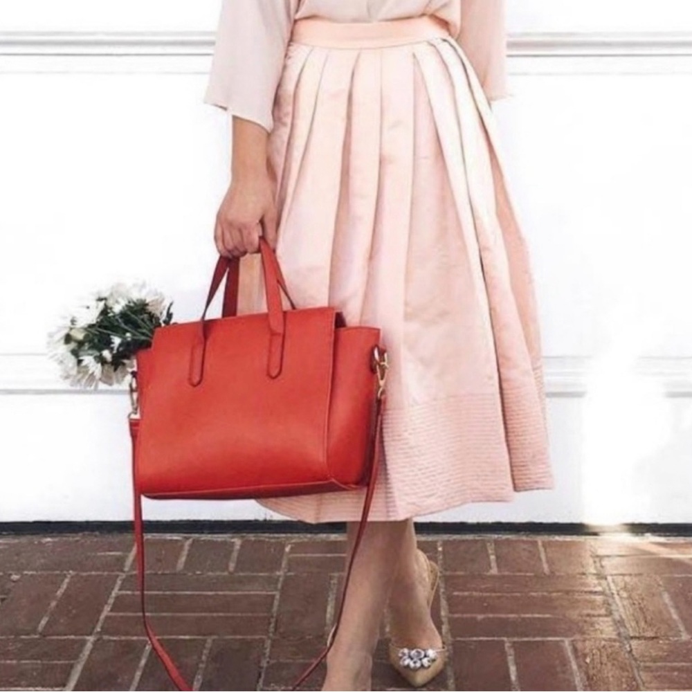 NWT $128 Banana Republic Taffeta Midi‎ Skirt Bellini Size 2 Flirty Party Banded